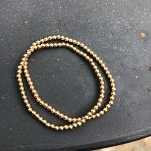 Alexa Leigh 3 mm gold ball bracelet
